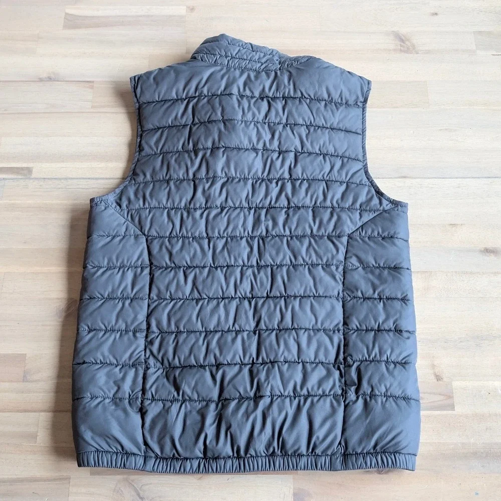 Polo Ralph Lauren‎ Kids Gray Puffer Vest Zip Up Embroidered Pony Size M